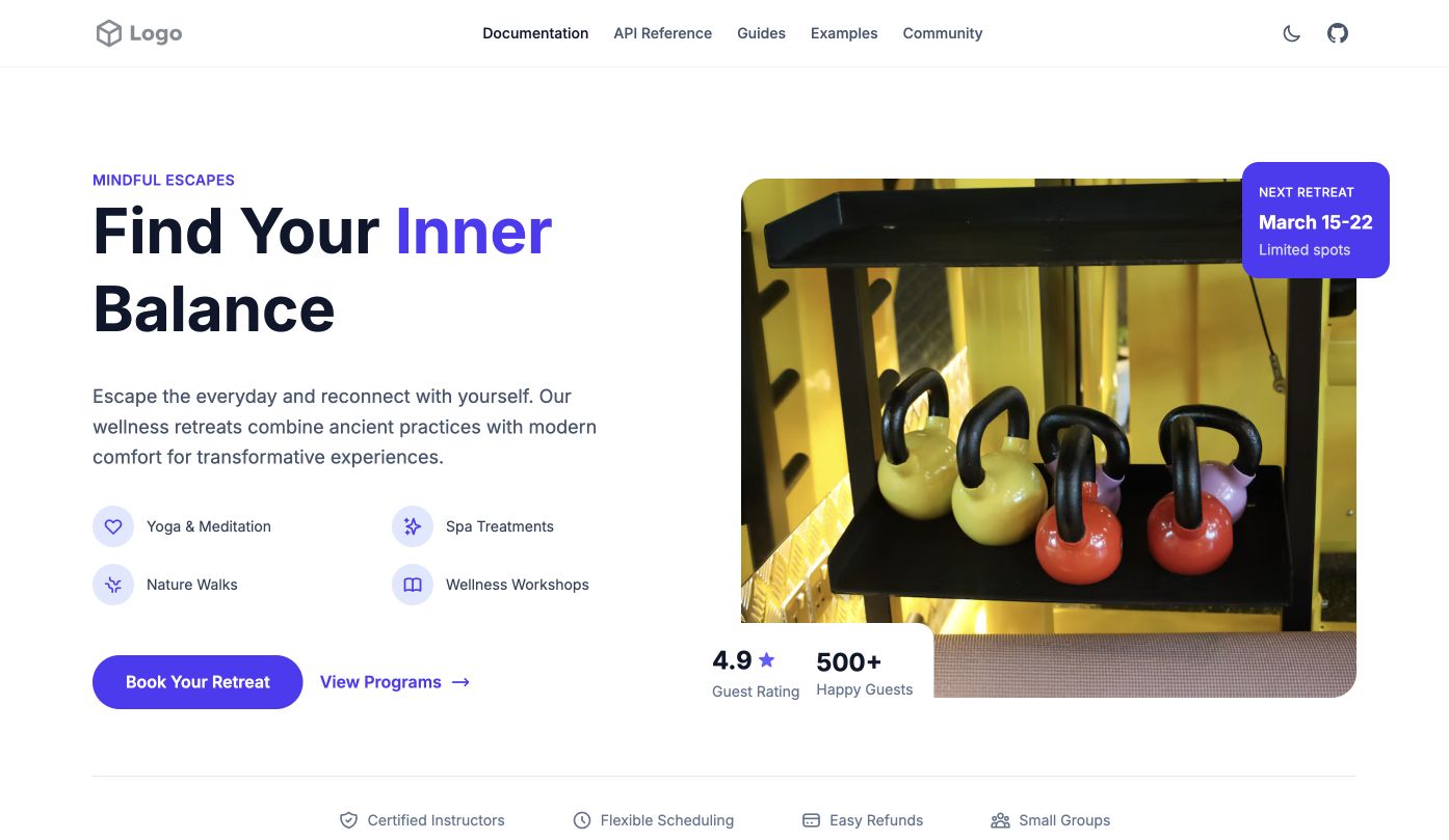 Yoga and Wellness Studio Template