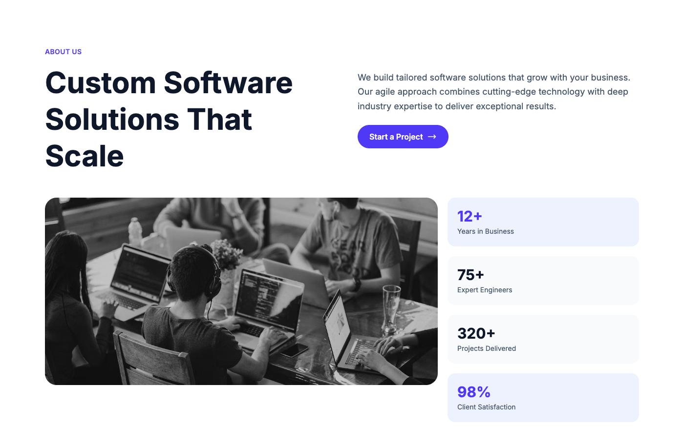 Centered about with image