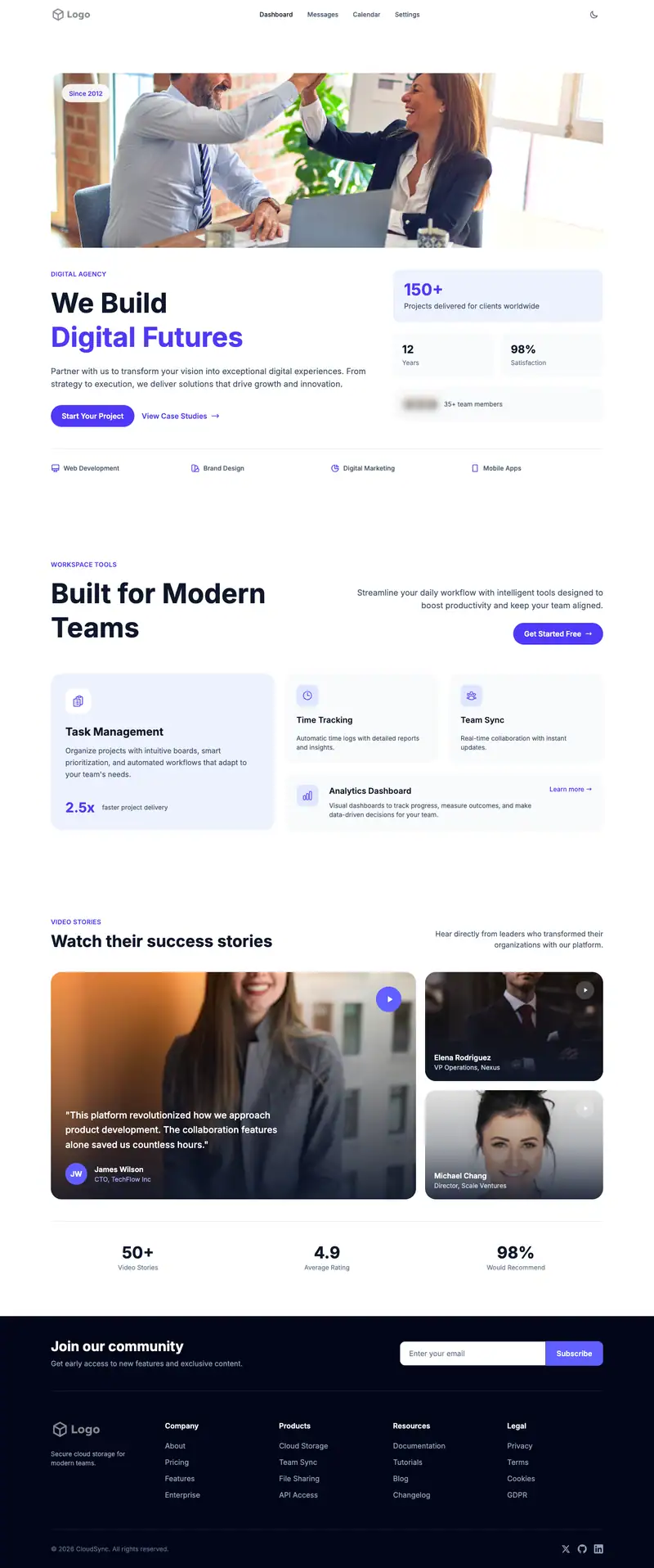 Creative Agency template