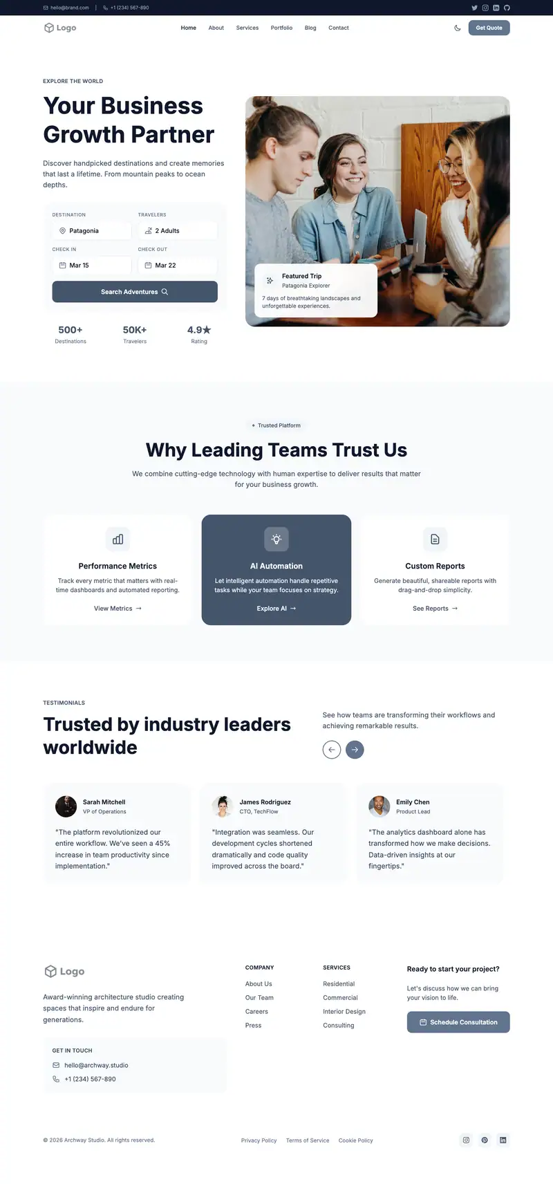 Business Consulting template