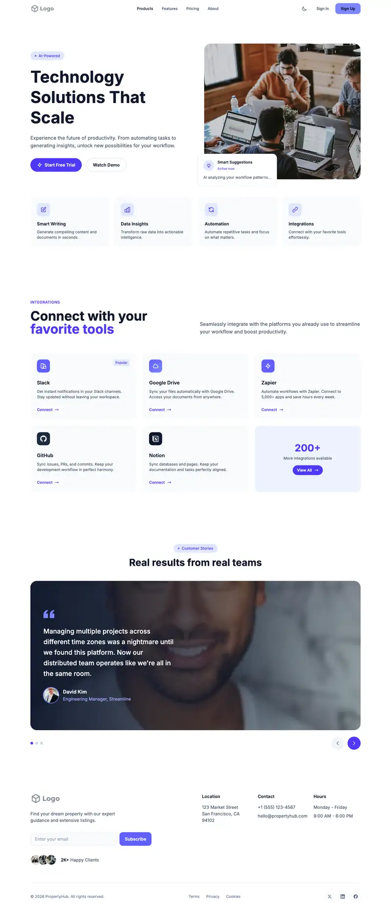 It Consulting template