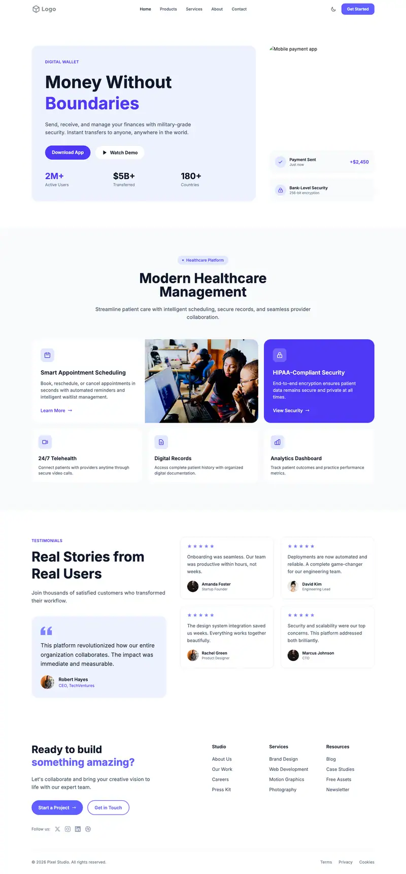 Media Agency template