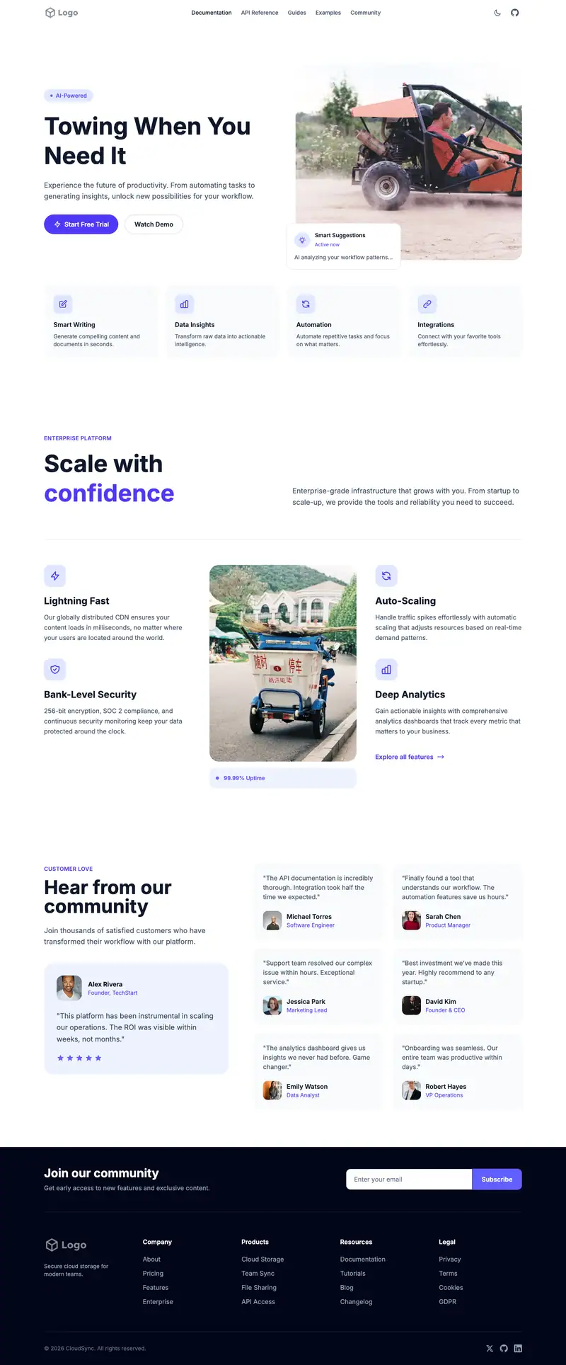 Towing Service template