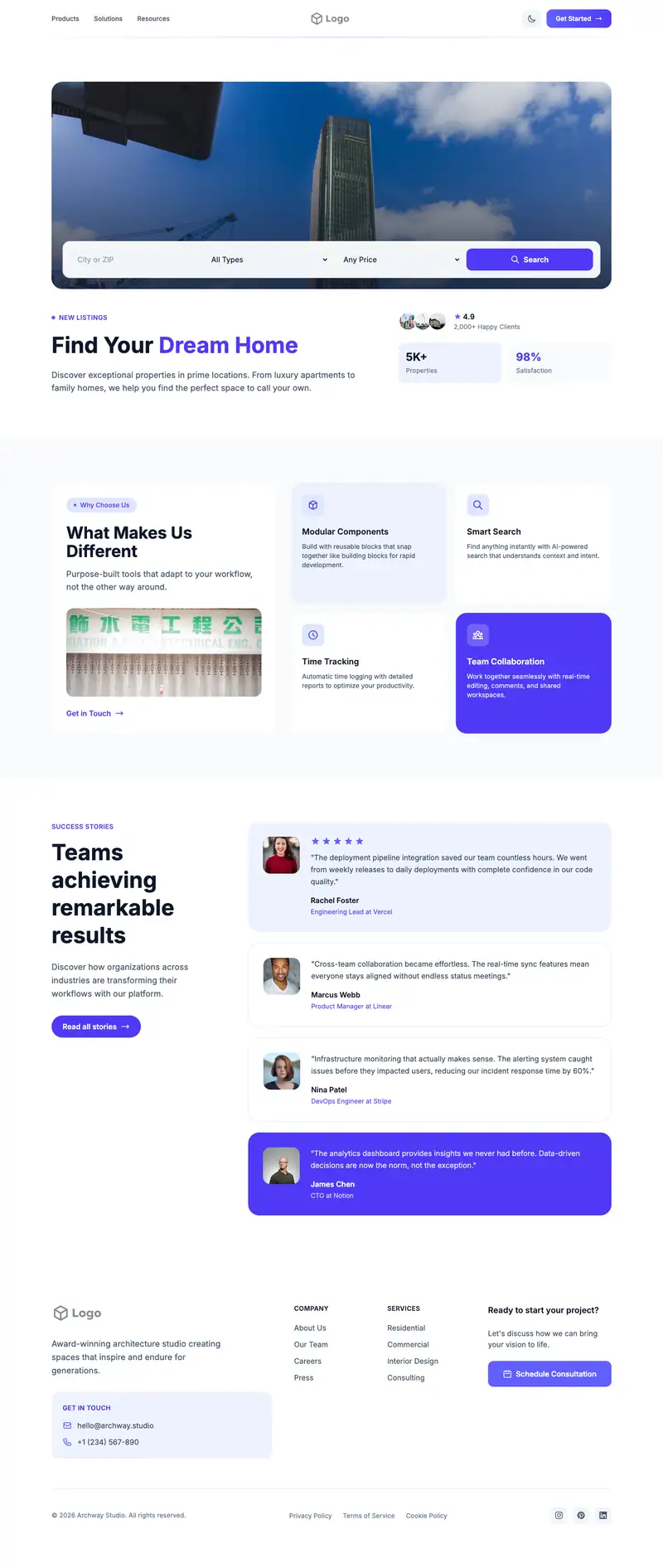 Construction Company template