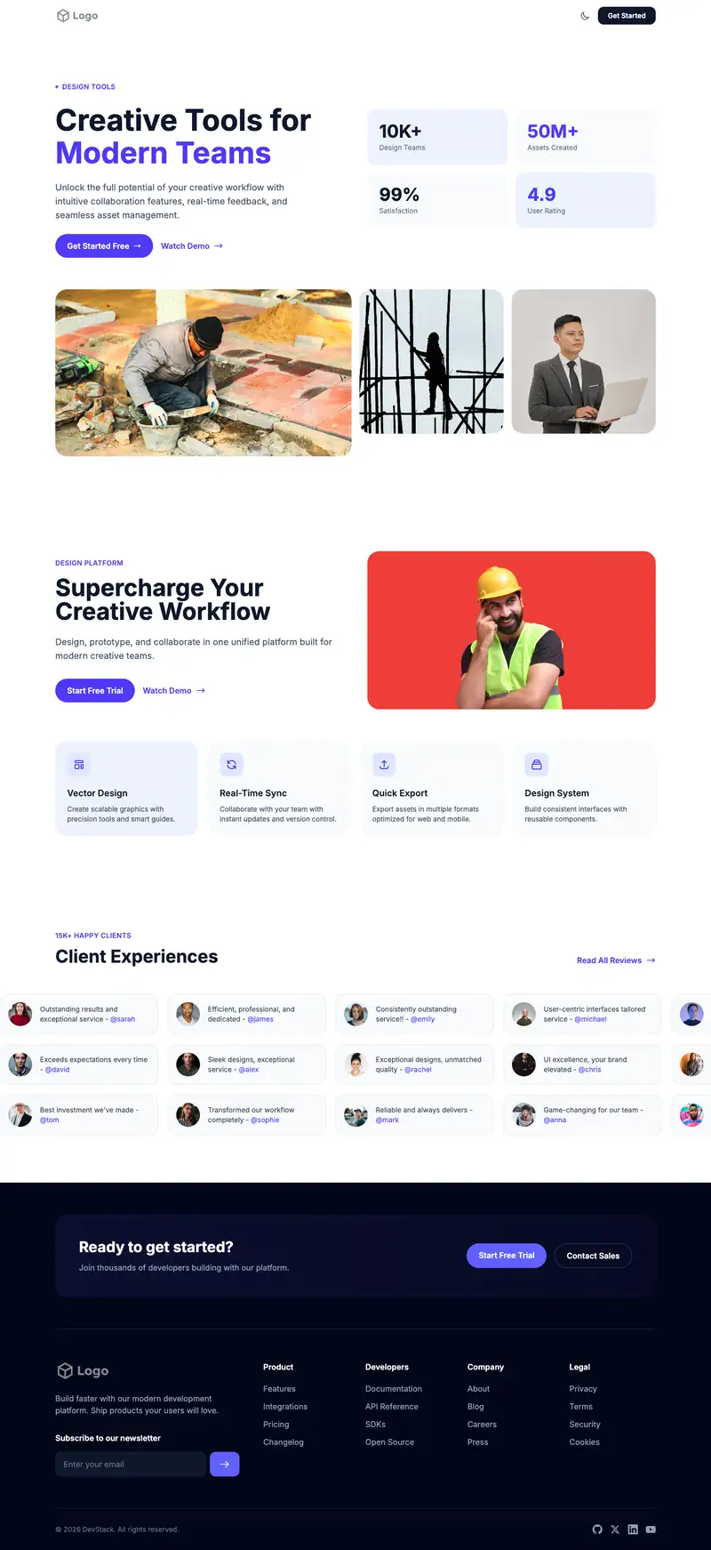 Foundation Contractor template