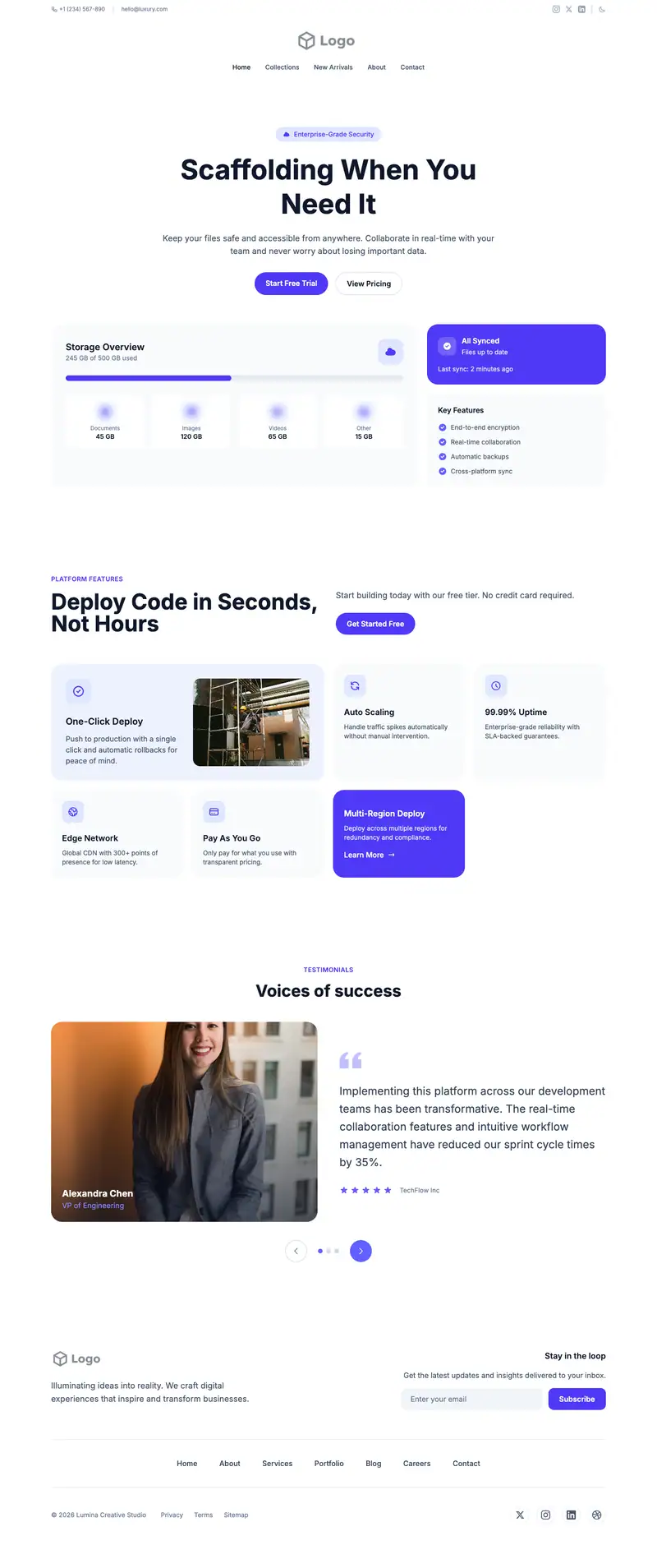 Scaffolding Rental template
