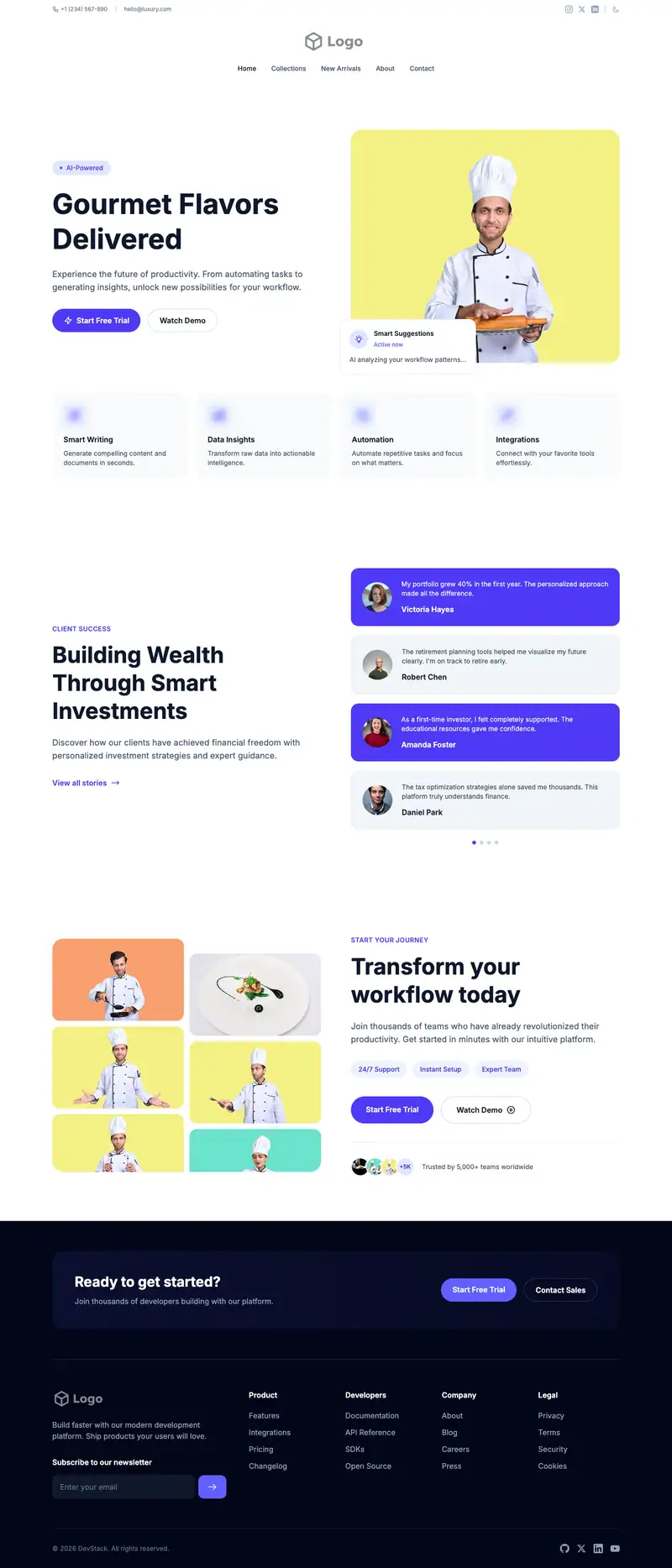 Gourmet Food Store template