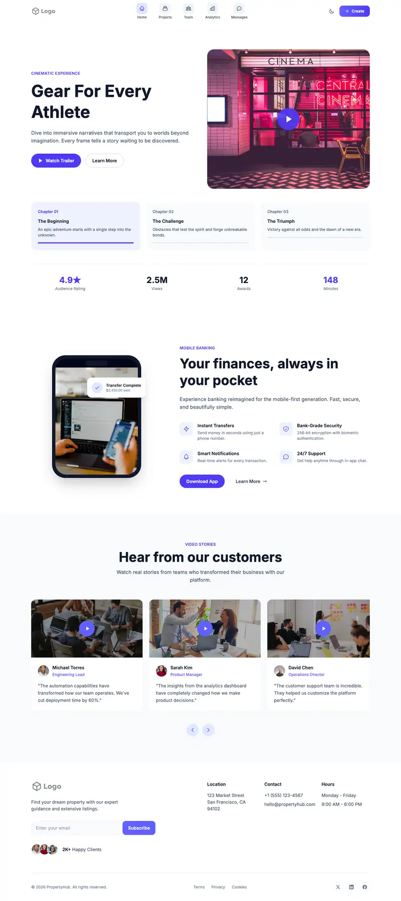Sportswear Brand template