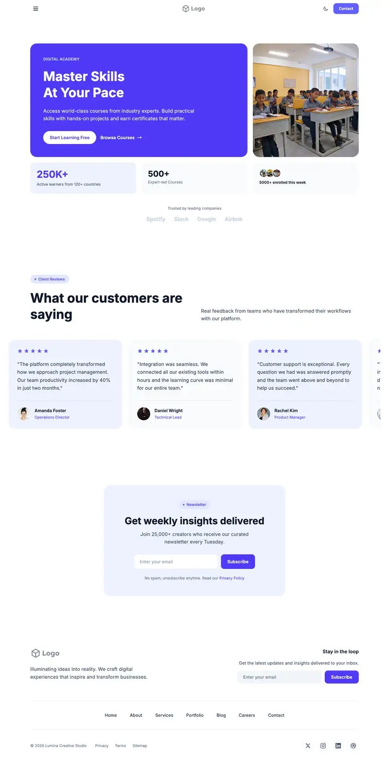 Charter School template