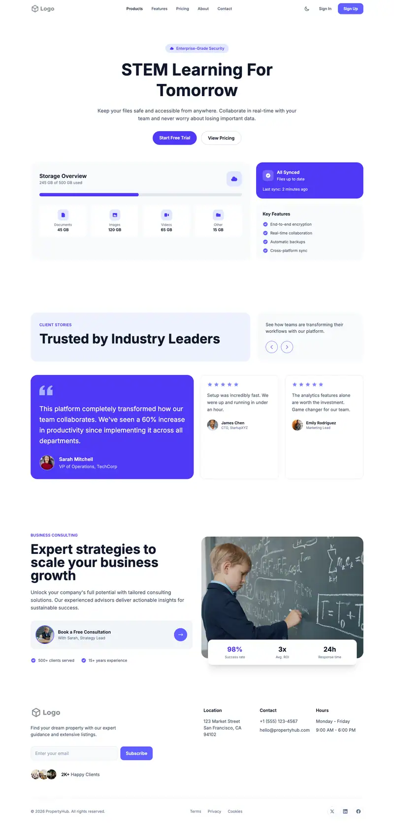 Stem Education template
