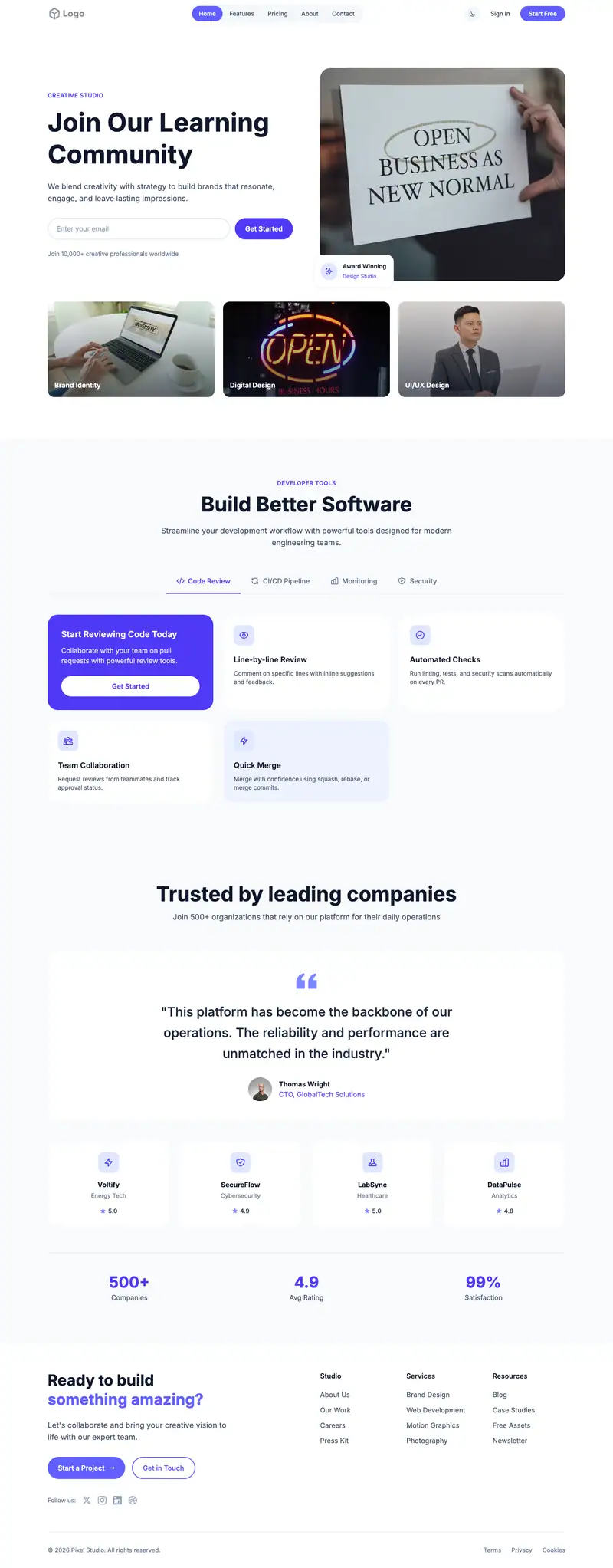 Membership Site template