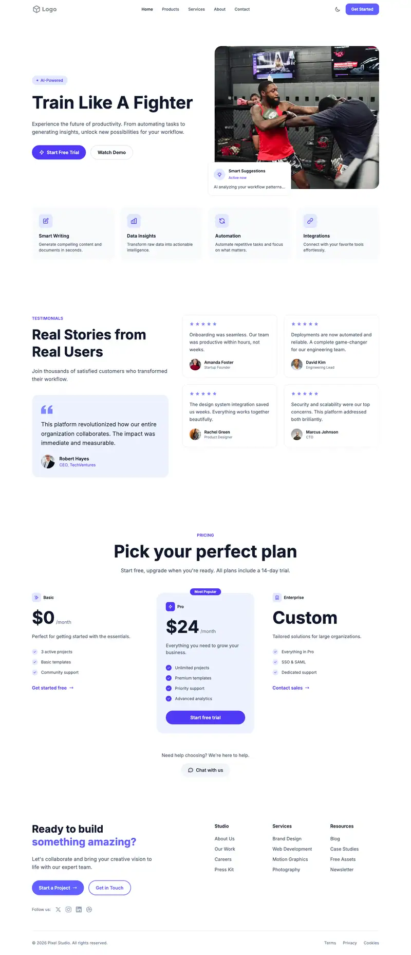 Mma Gym template