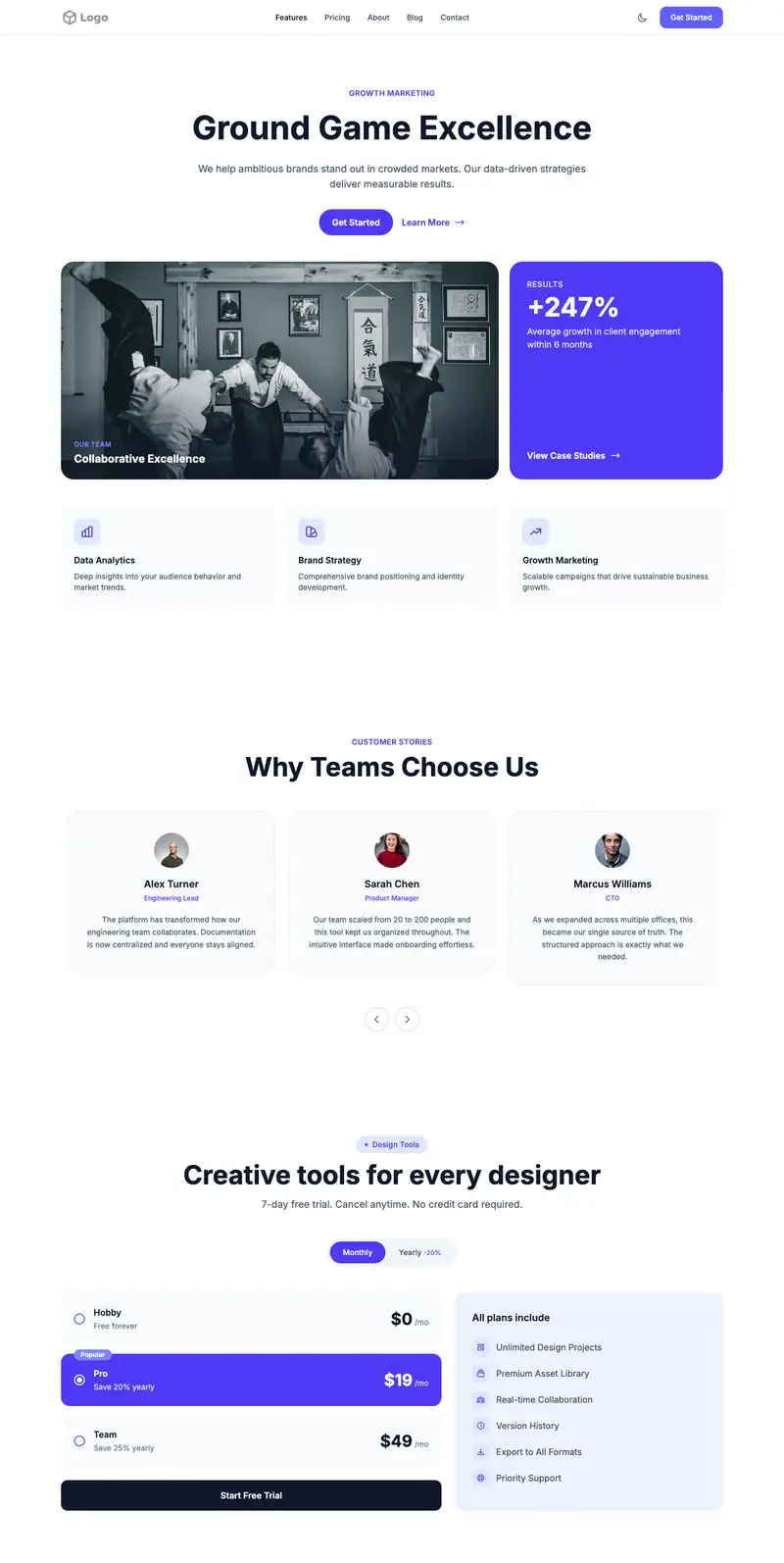 Jiu Jitsu Academy template