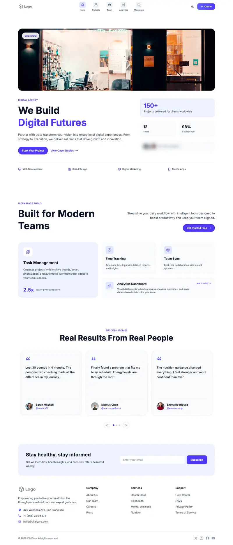 Running Store template
