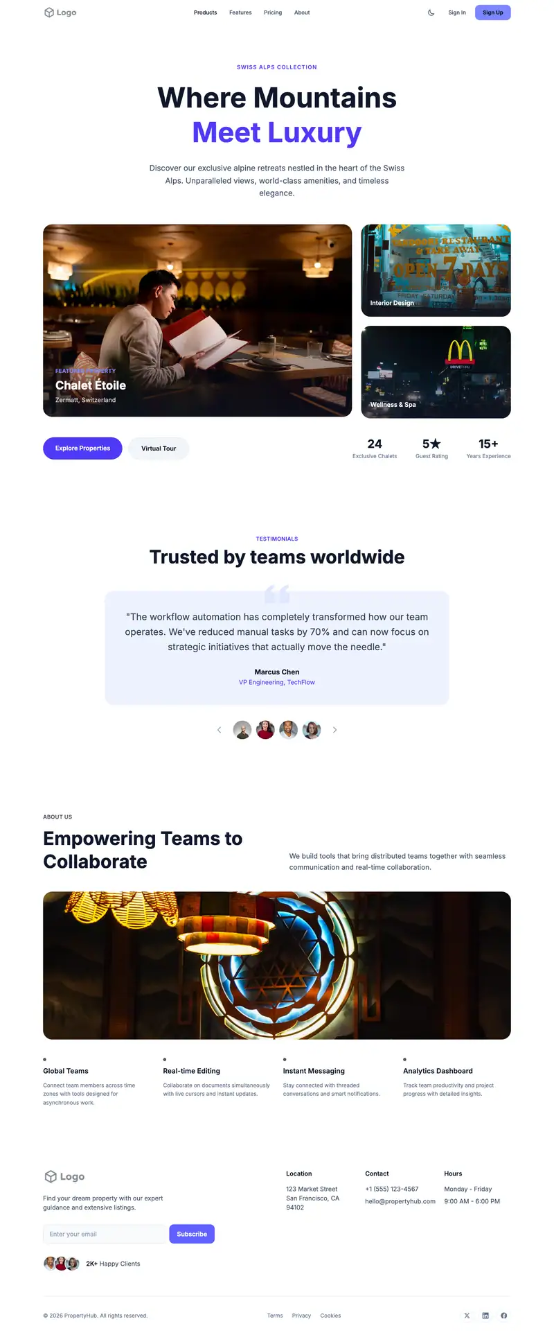 Indian Restaurant template