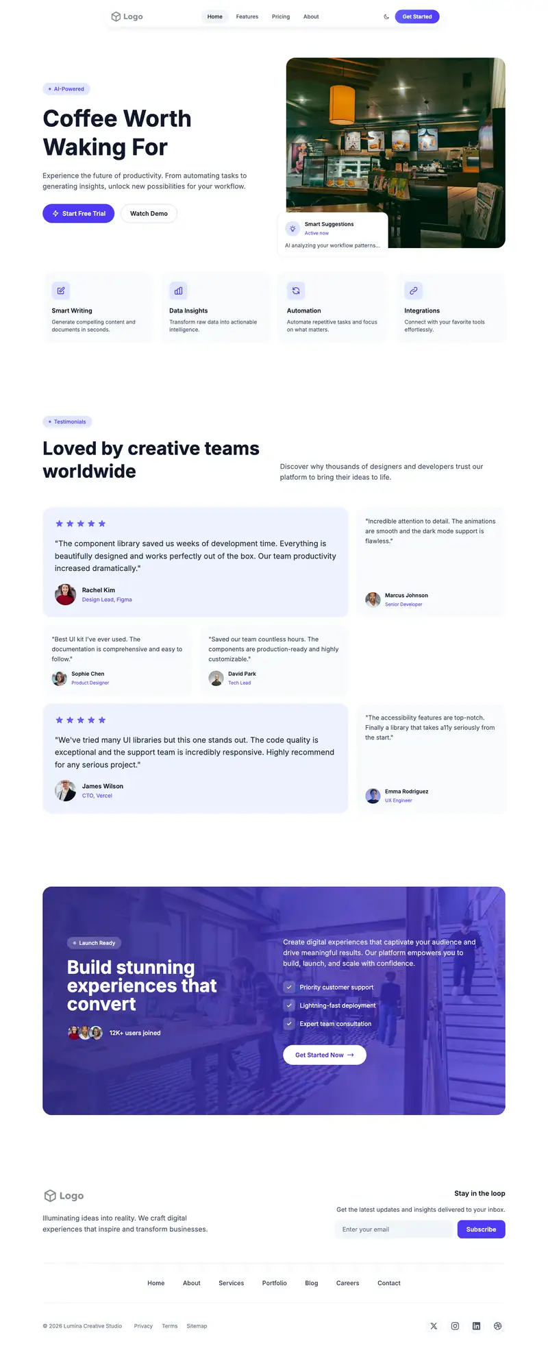 Coffee Shop template