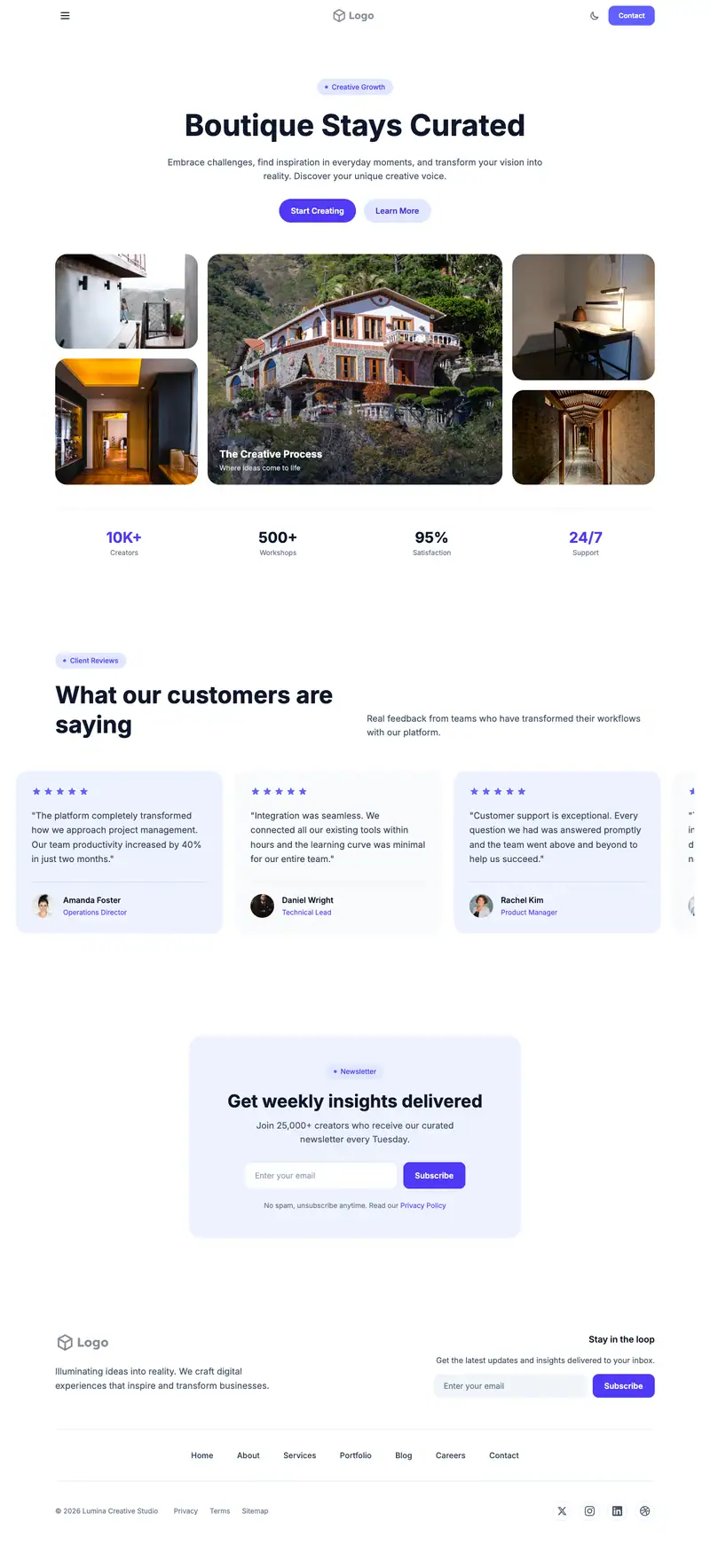 Boutique Hotel template