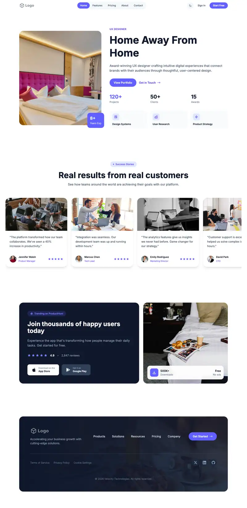Bed And Breakfast template
