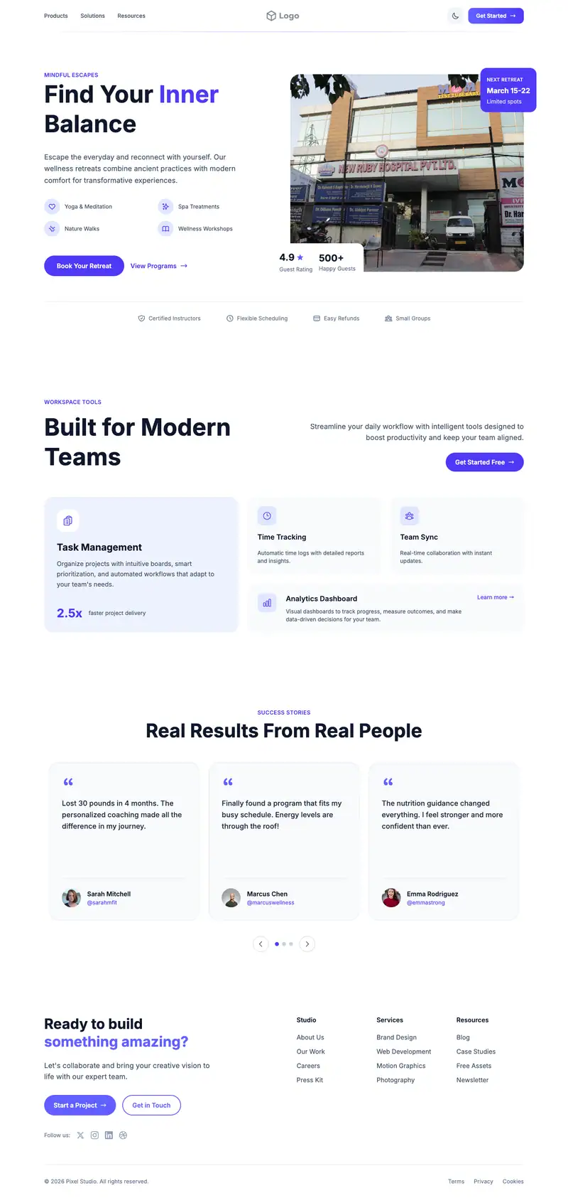 Walk In Clinic template