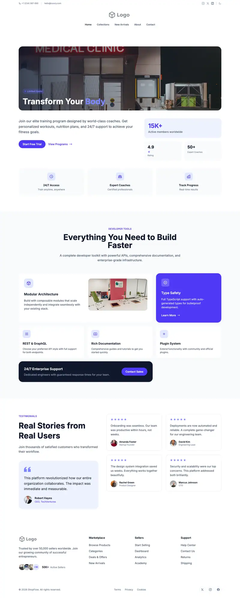Orthopedic Clinic template