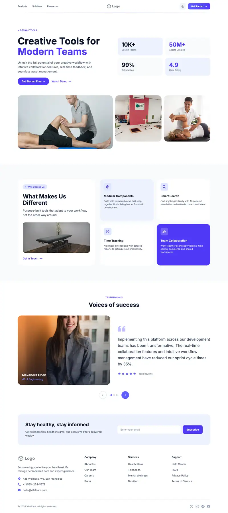 Physical Therapy template