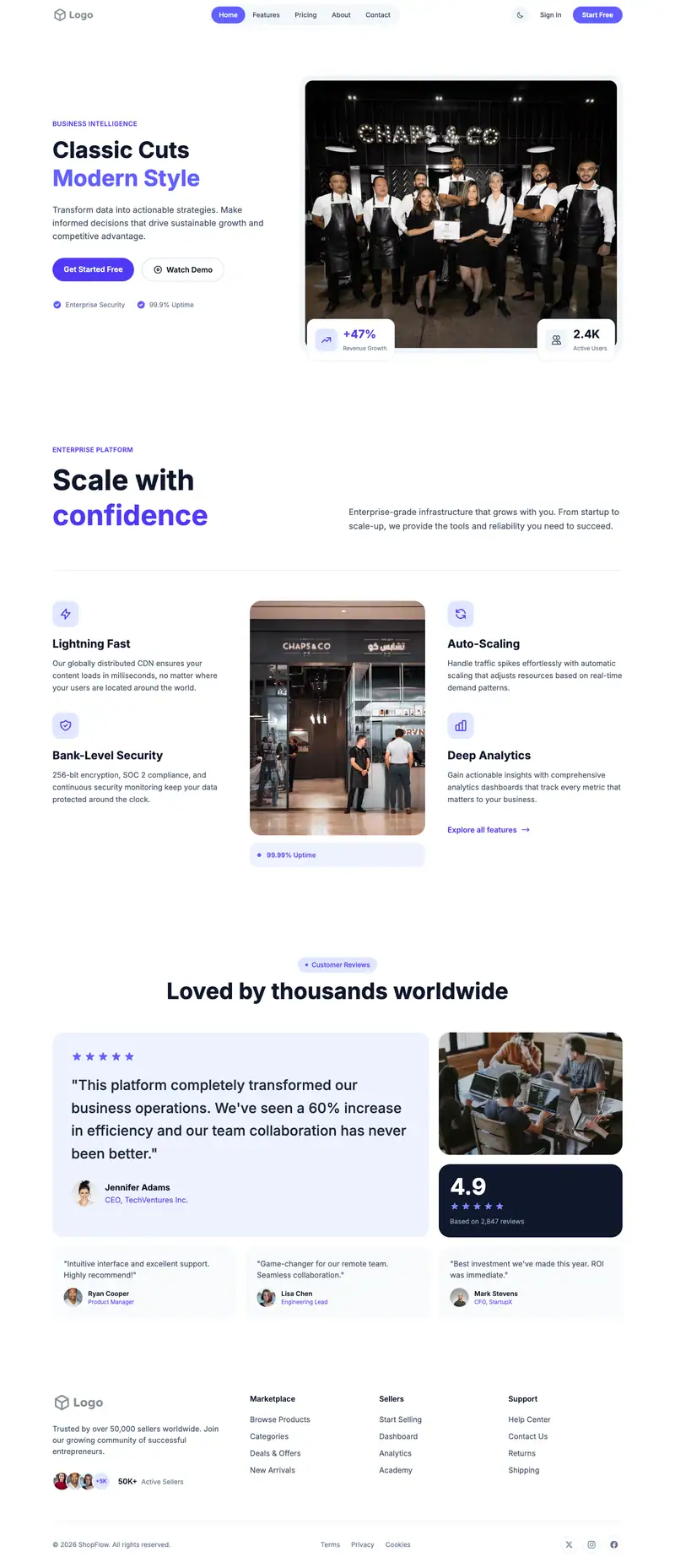 Barbershop template