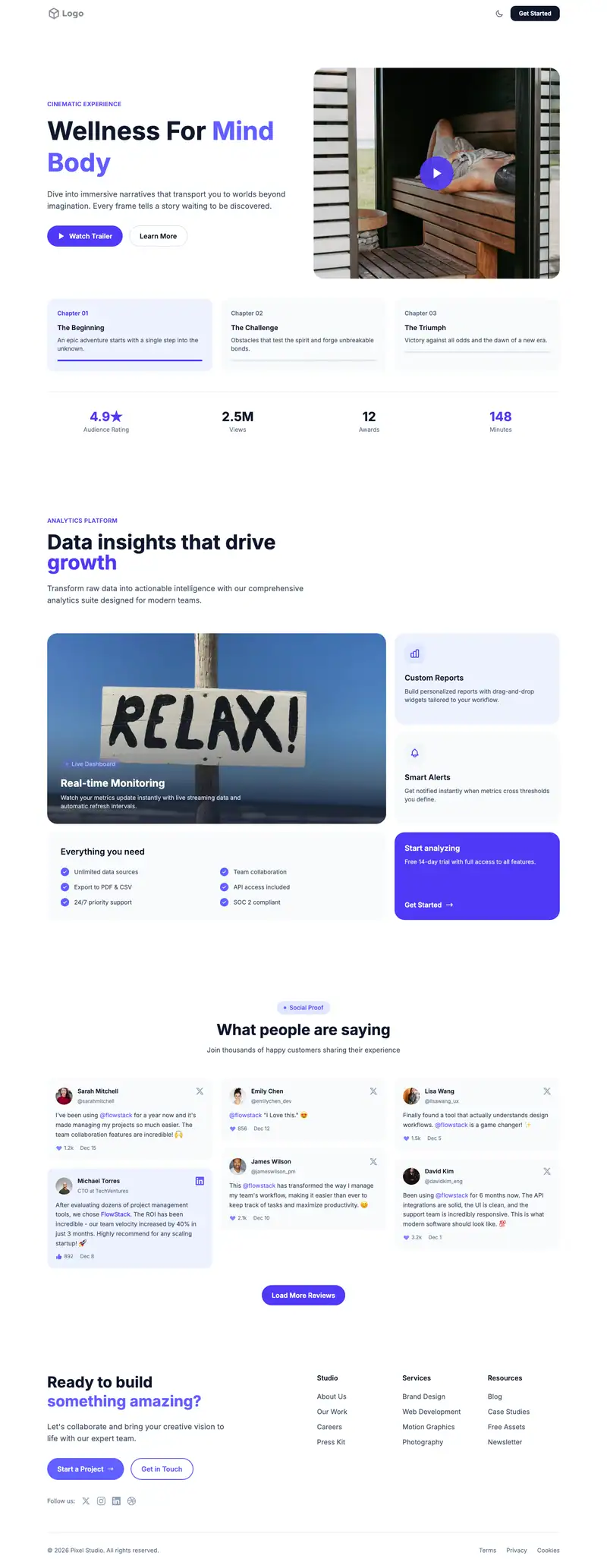 Wellness Spa template