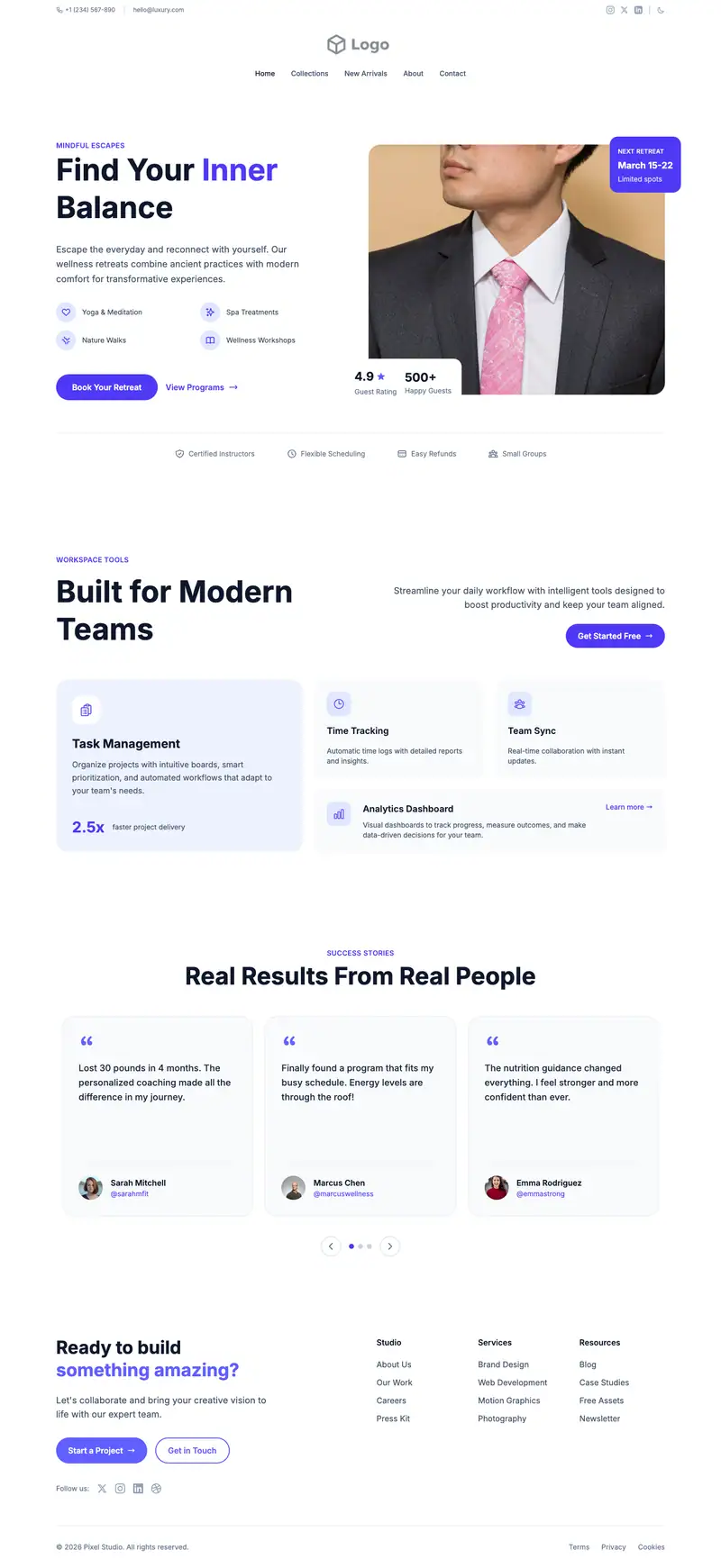 Esthetician Facial Studio template