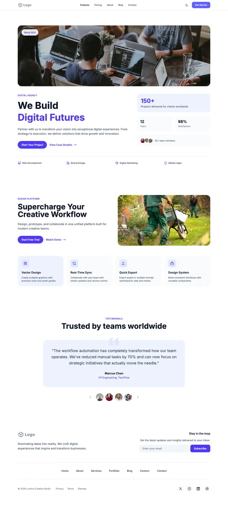 Landscaping Company template