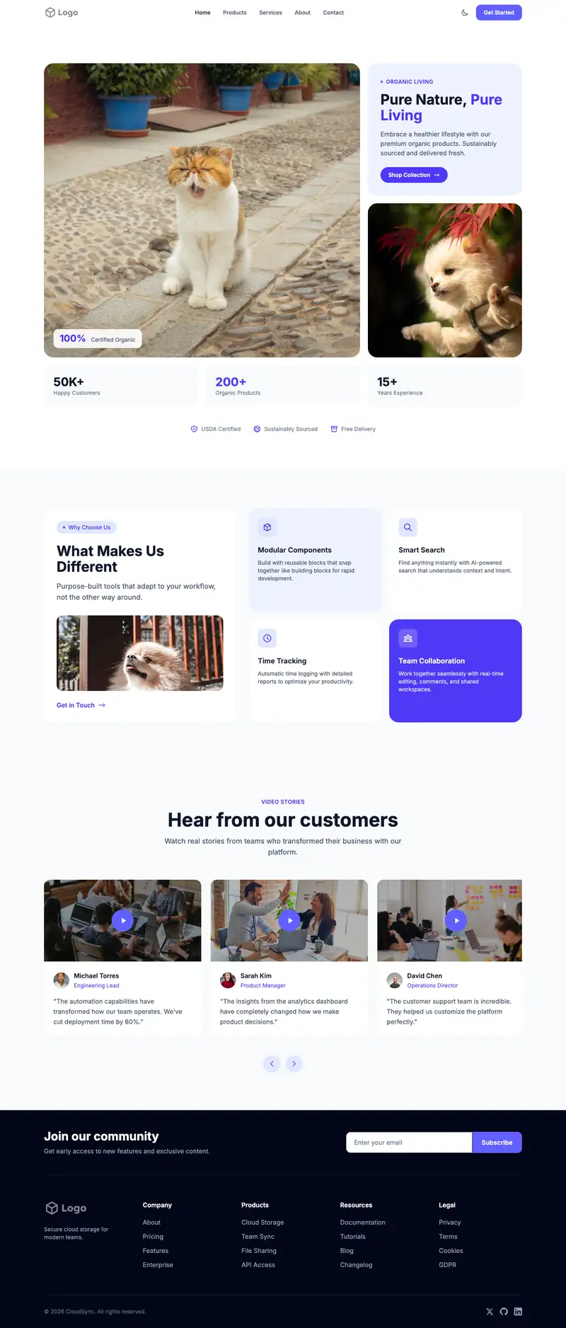 Specialty Pet Store template