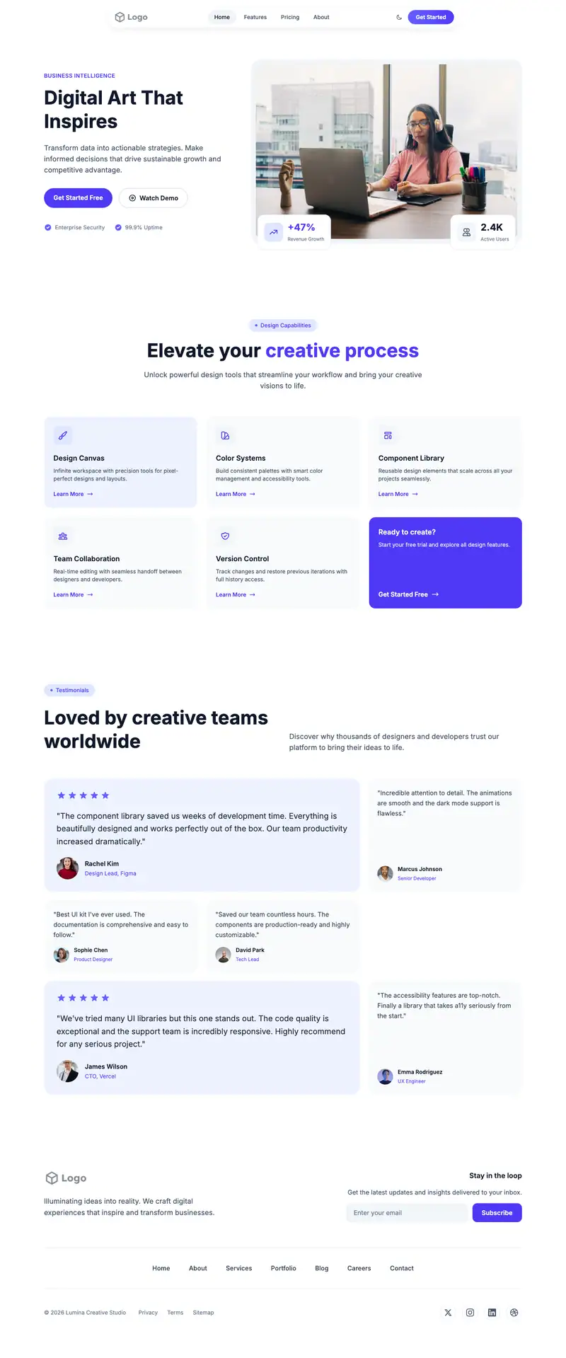 Digital Artist template