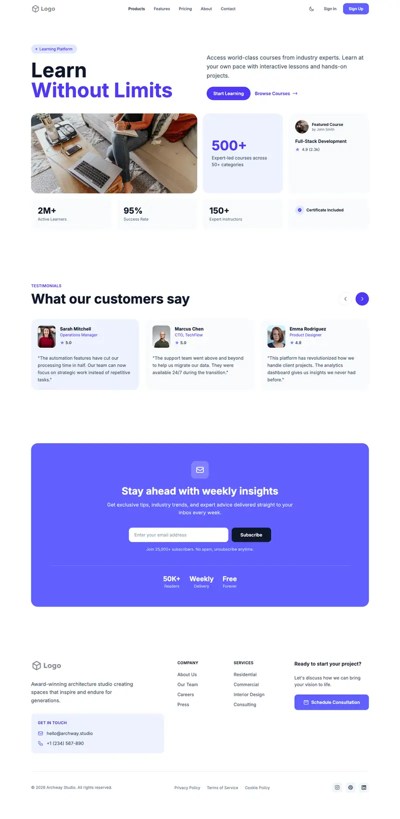 Professional Blogger template