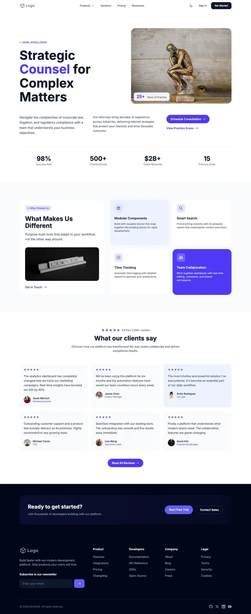 Law Firm template