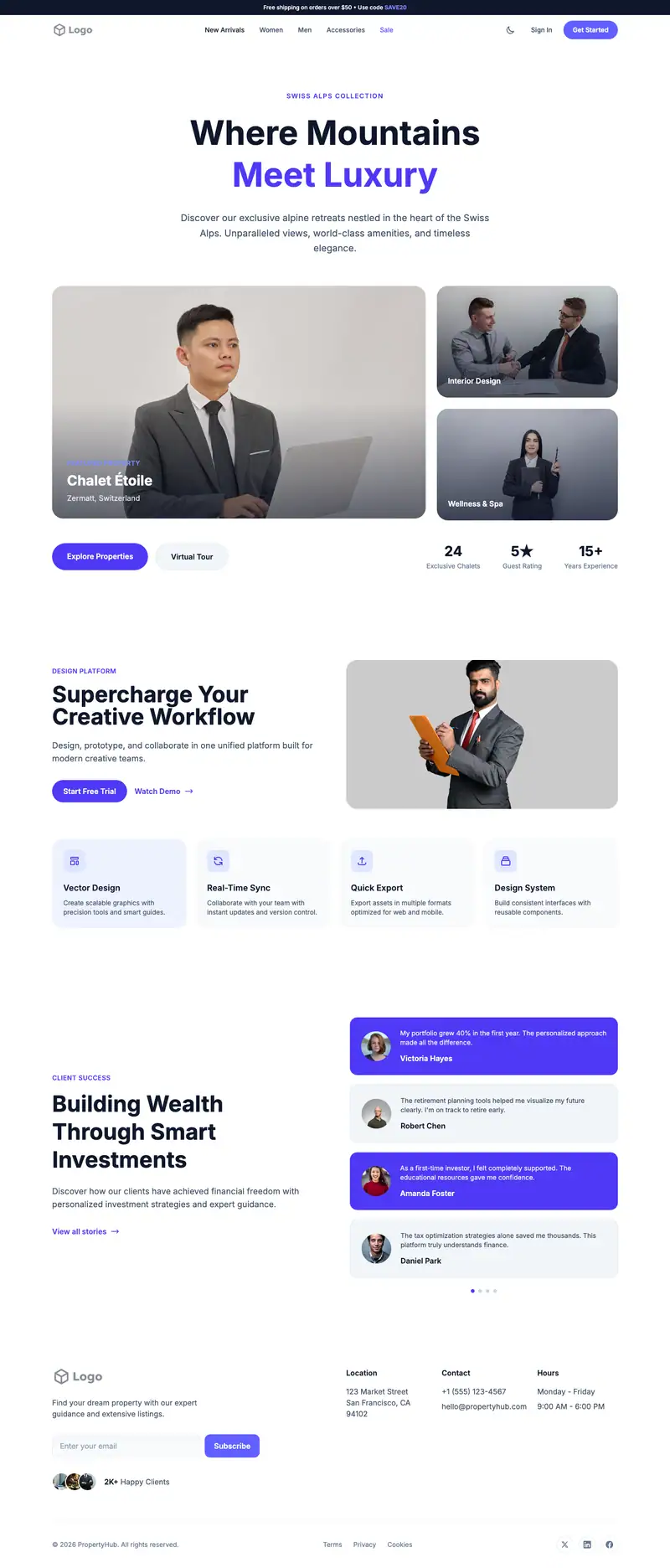 Financial Advisor template