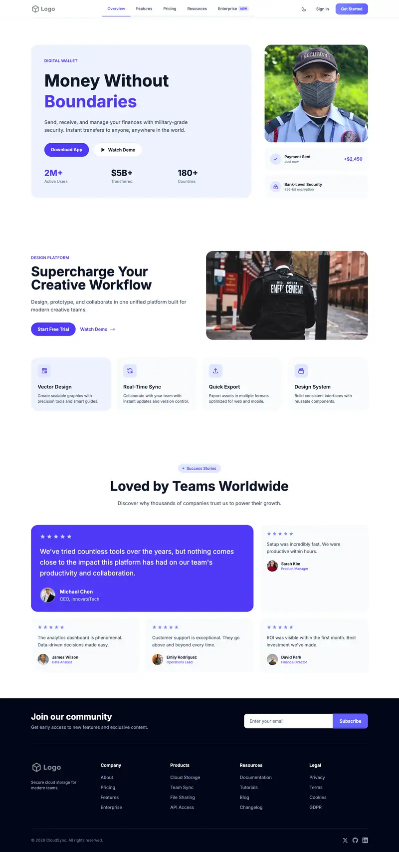 Security Guard Service template