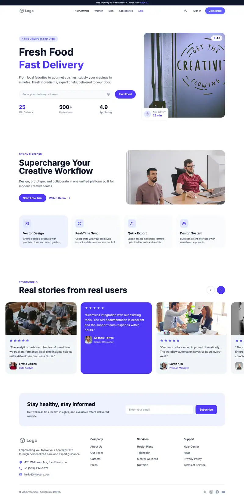 Temp Agency template