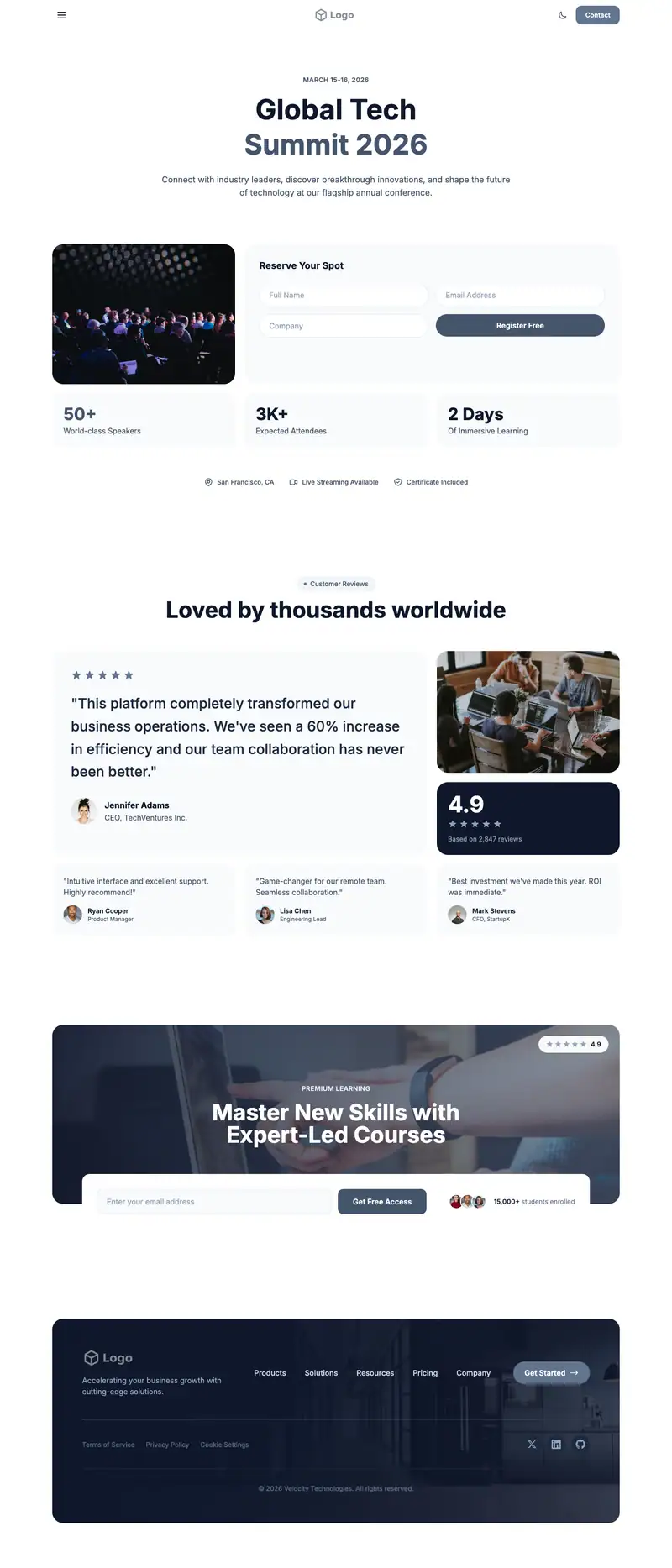 Production Builder template