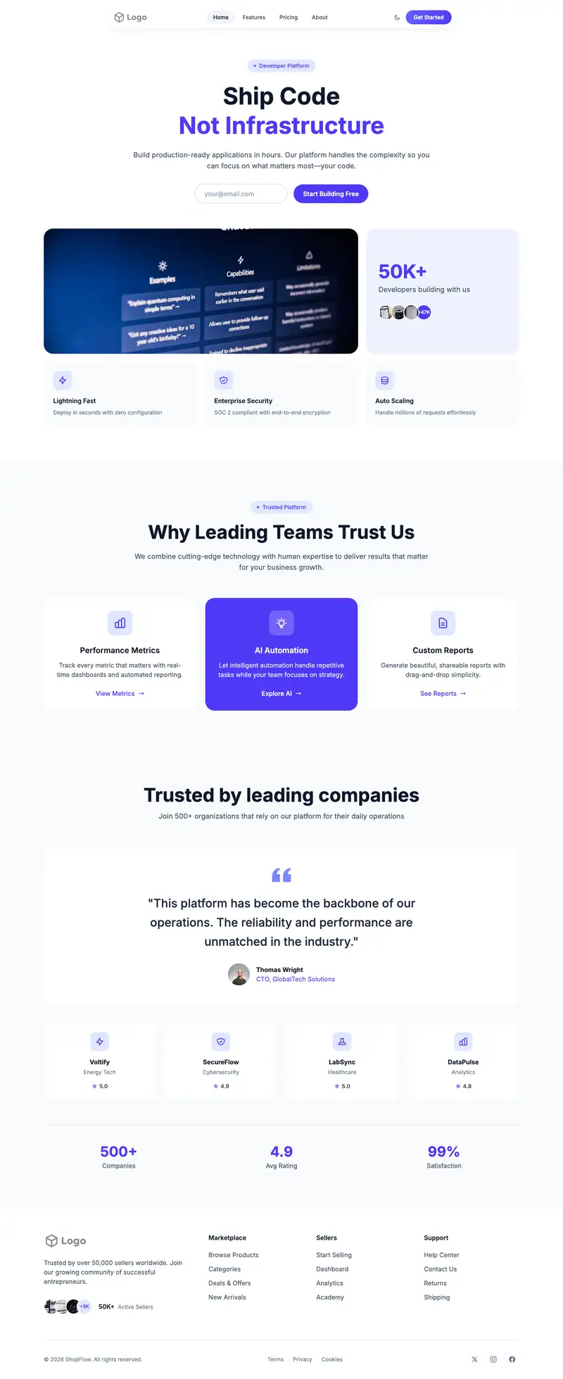 Ai Assistant Chatbot Product template