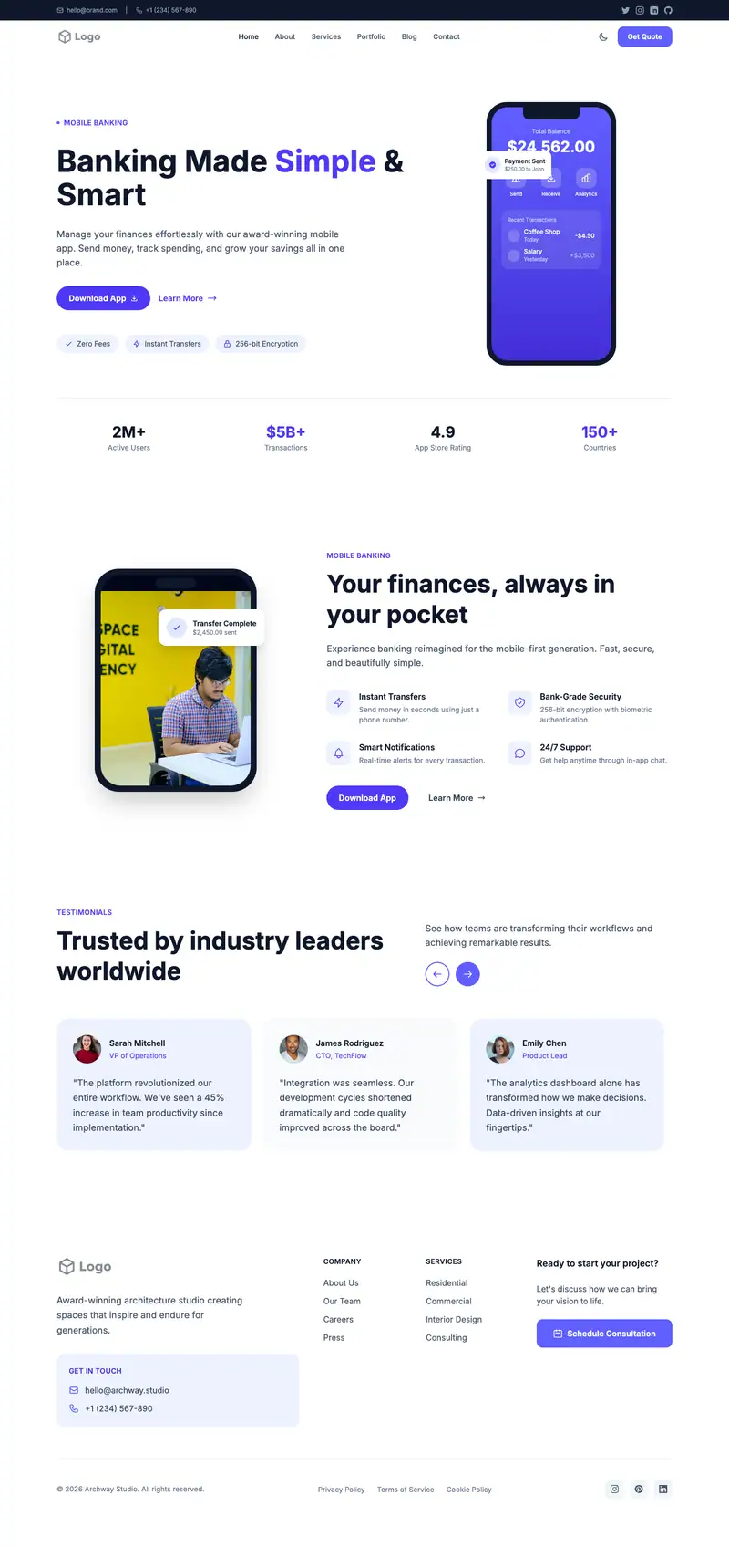 Newsletter Platform template