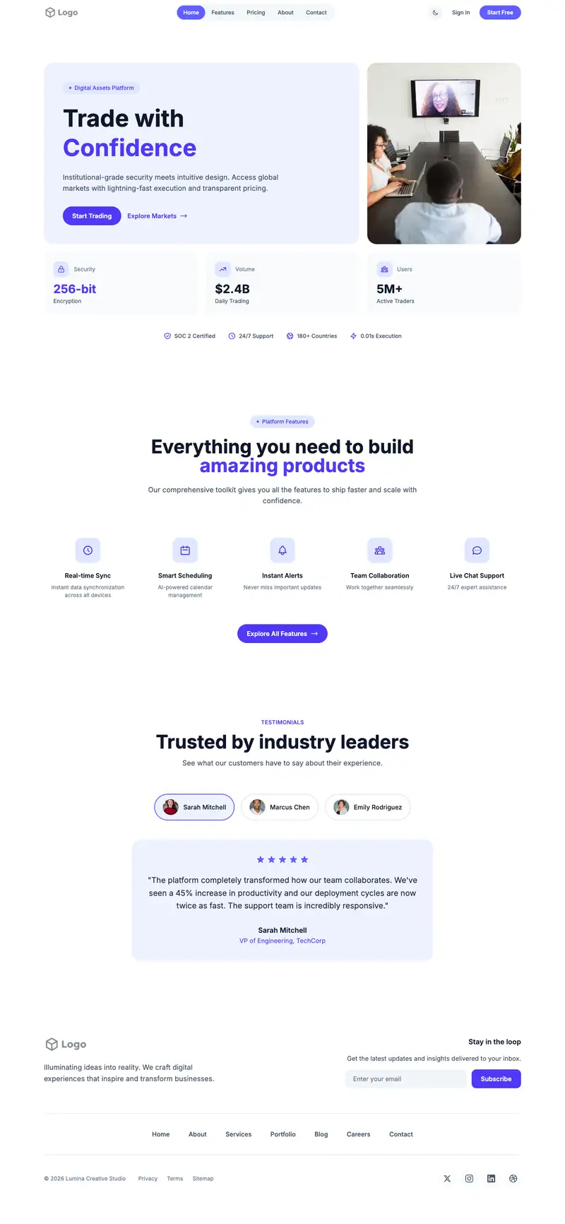 Video Conferencing template