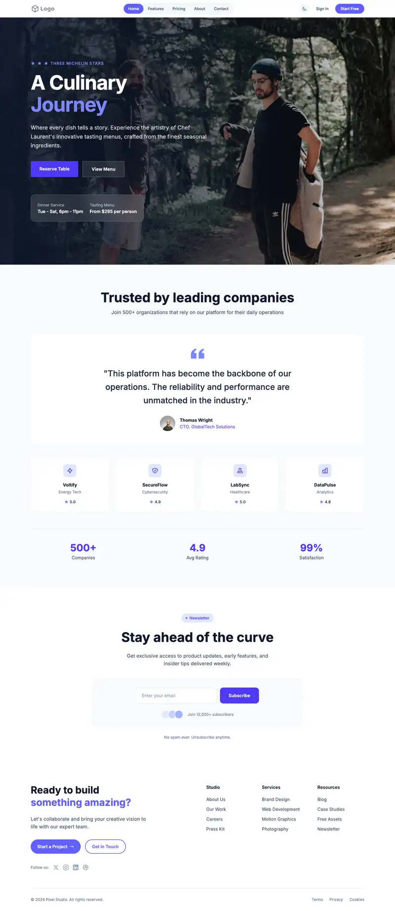 Hiking Trekking Tours template