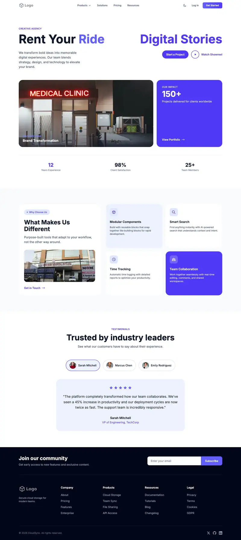 Car Rental template