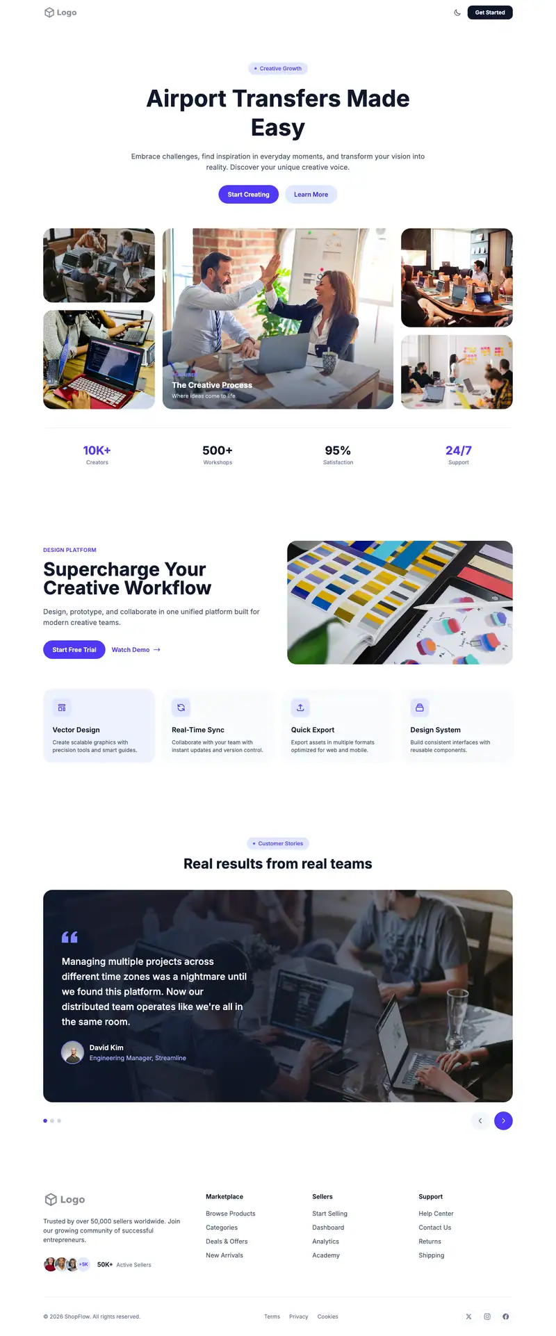 Airport Transfer template